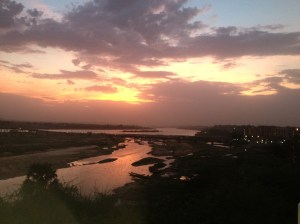 Niger River at Sunset